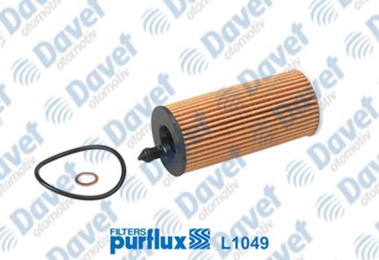 PURFLUX L1049 Yag Filtresi Bmw 116i-118i-116d-120d 15--320d-325d-320i-316d 15-/ 420i-420d-418d 13>
